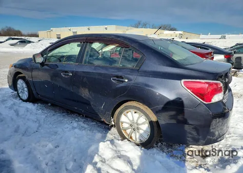 2013 Subaru Impreza Premium from USA, damaged, VIN JF1GJAC65DG004985